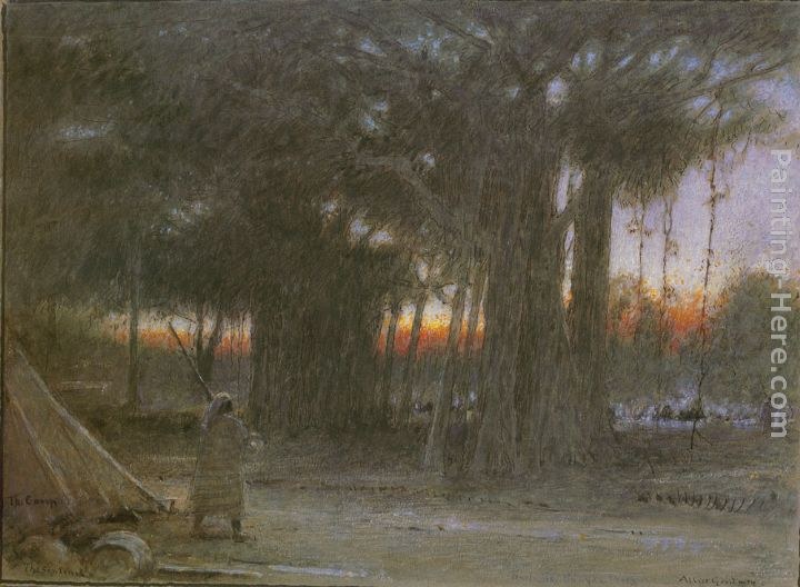 Albert Goodwin The Banyan Trees and the Sentinel